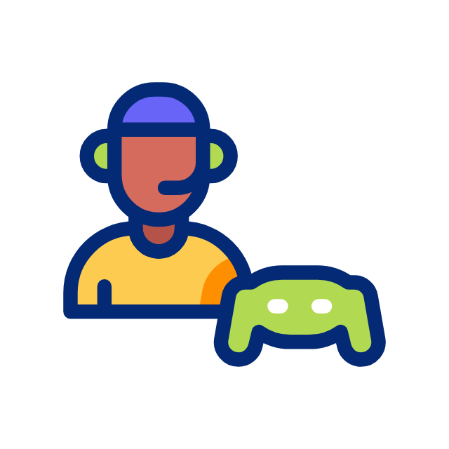 Children's game development illustration