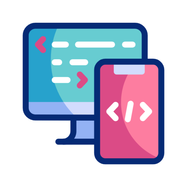 Website and e-commerce development illustration